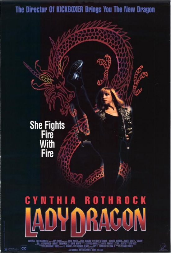 Lady Dragon Movie Poster - 27 x 40 in.