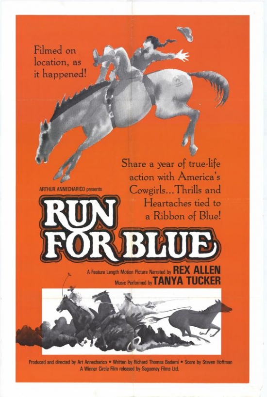 MOVEH3356 Run for Blue Movie Poster - 27 x 40 in.