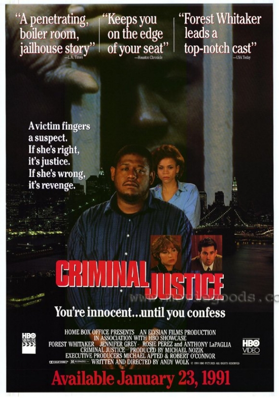 Criminal Justice Movie Poster - 27 x 40 in.