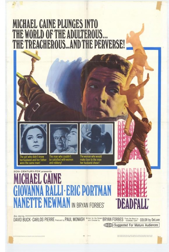 MOVAH7283 Deadfall Movie Poster - 27 x 40 in.