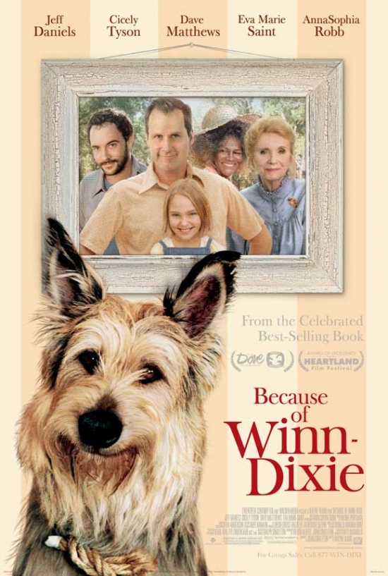 MOVAI0984 Because of Winn Dixie Movie Poster - 27 x 40 in -  Posterazzi