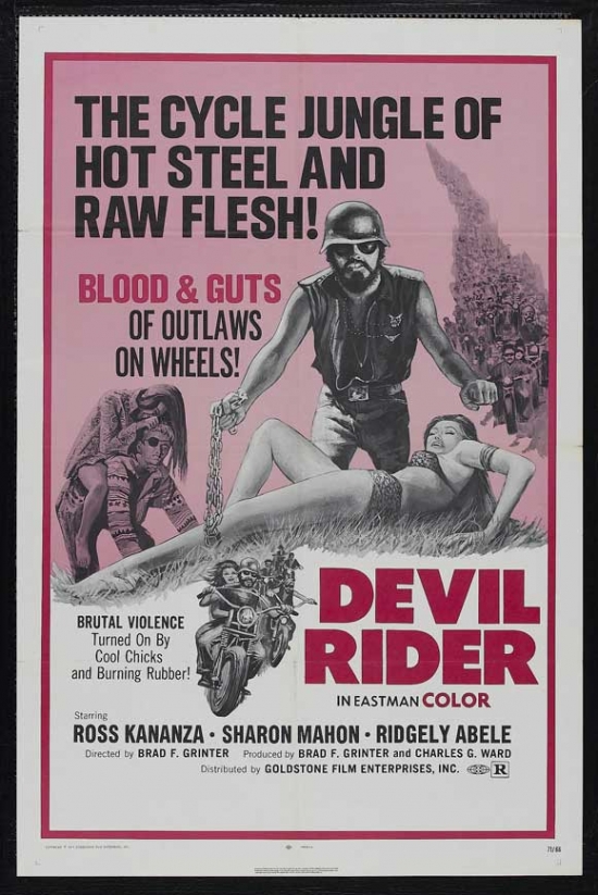 MOVAJ4151 Devil Rider Movie Poster - 27 x 40 in.