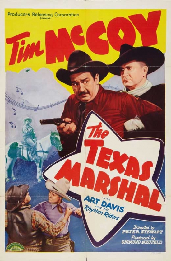 The Texas Marshal Movie Poster - 27 x 40 in.