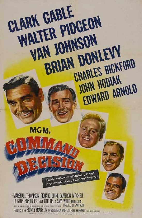 MOVCB43250 Command Decision Movie Poster - 27 x 40 in.