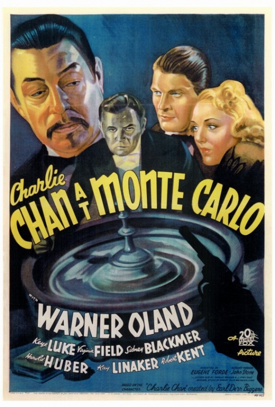 Charlie Chan at Monte Carlo Movie Poster  27 x 40 in