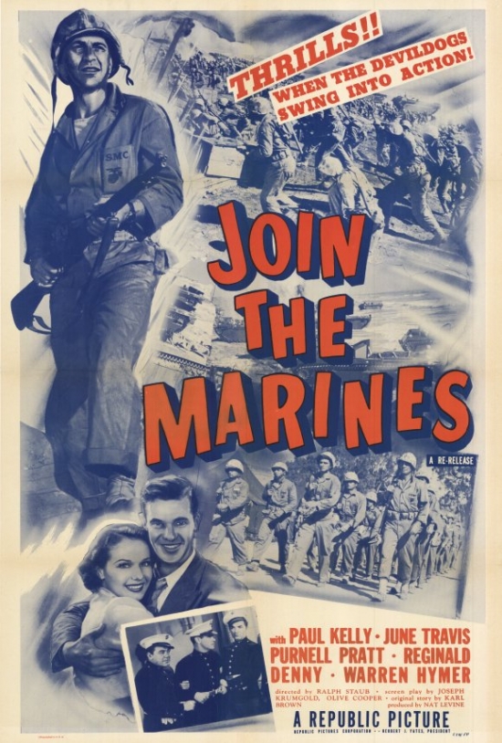 Join the Marines Movie Poster - 27 x 40 in.