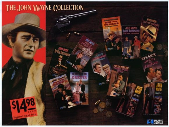 MOVCF7614 John Wayne Collection Movie Poster - 27 x 40 in.