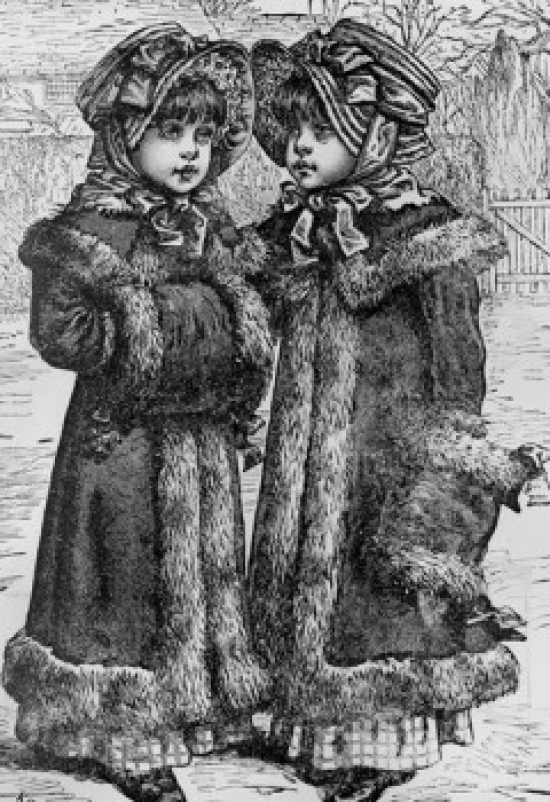 Fluff & Puff From Five Mice in a Mouse-Trap by Laura E. Richards 1880 Poster Print - 18 x 24 in.