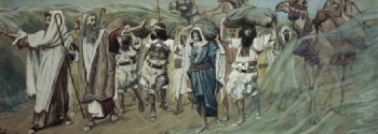 SAL999104 The Waters Are Divided James Tissot 1836-1902 French Jewish Museum New York USA Poster Print - 18 x 24 in.