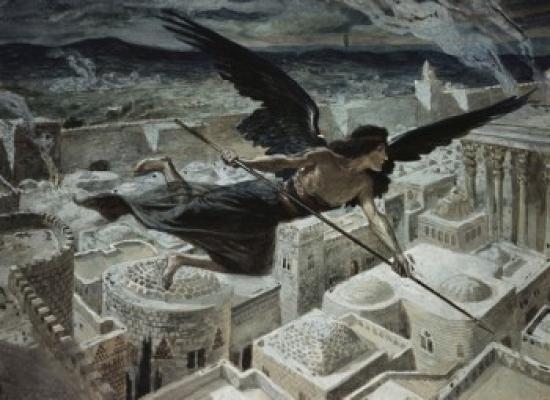 SAL999304 The Slaying of the Assyrians James Tissot 1836-1902 French Jewish Museum New York USA Poster Print - 18 x 24 in.