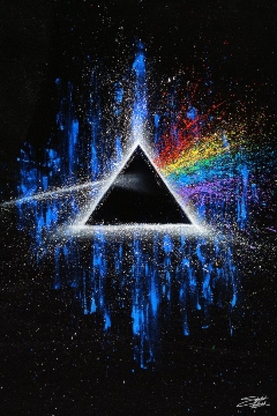 SCO1133 Pink Floyd Dark Side of the Moon Color Corrected Poster Print - 24 x 36 in -  Posterazzi