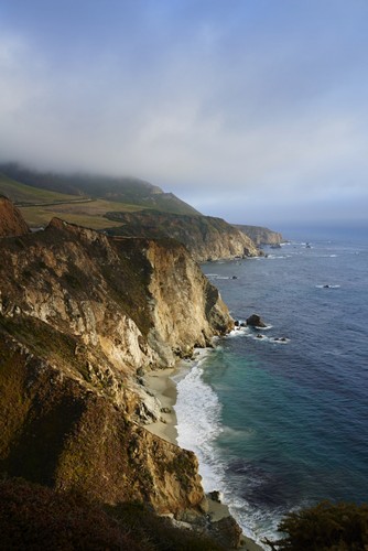California Coastline Along State Route 1 & The Pacific Ocean - 24 x 36 - Large