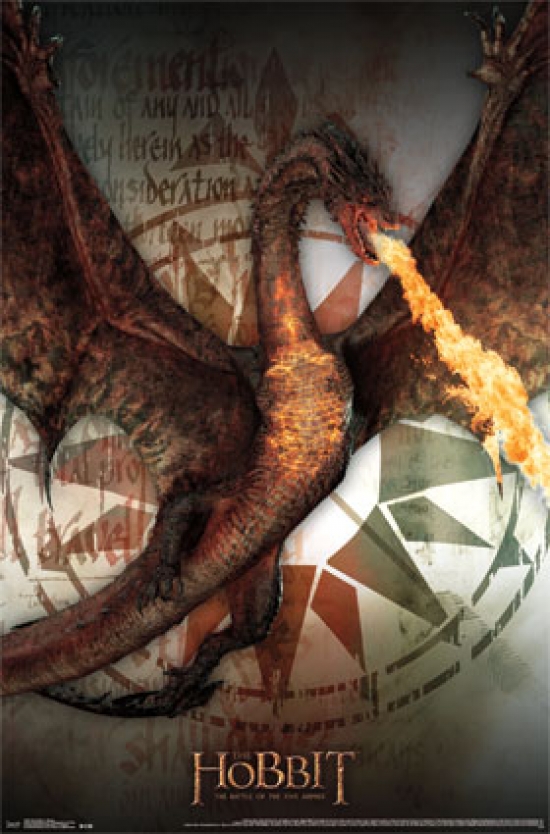 The Hobbit 3 - Smaug Poster Print - 22 x 34 in.