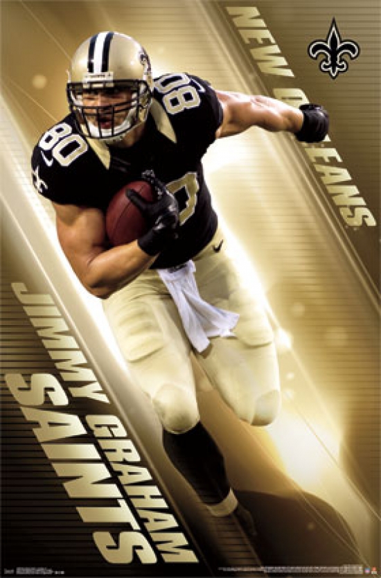 New Orleans Saints - J Graham 14 Poster Print