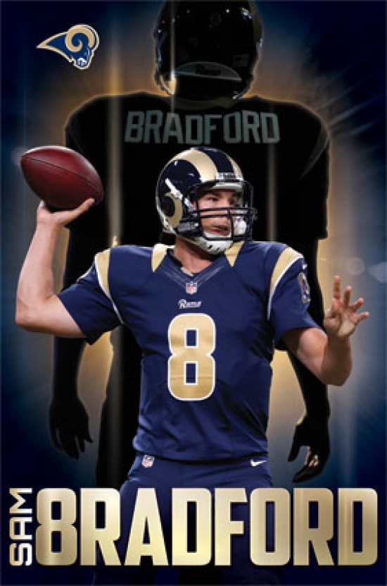 St. Louis Rams - S Bradford 14 Poster Print
