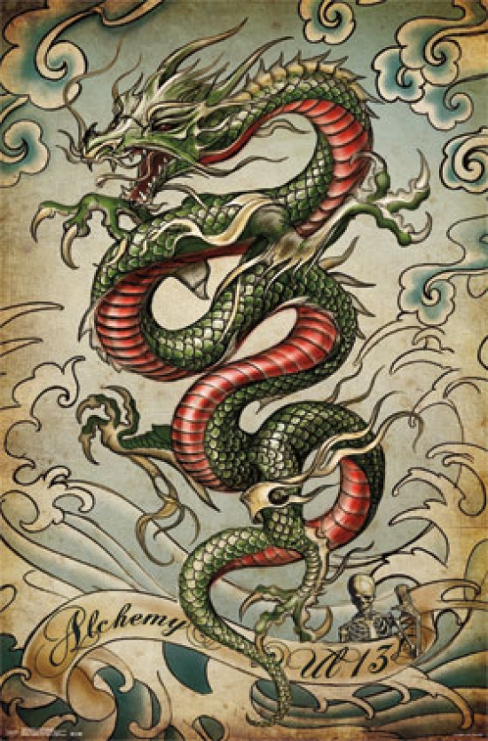 Alchemy - Crouching Dragon Poster Print