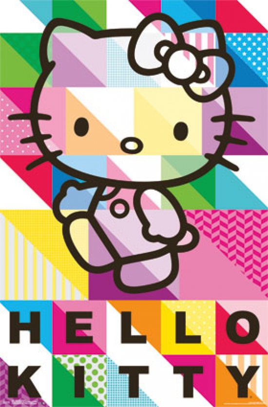 Hello Kitty - Patterns Poster Print - 22 x 34 in.