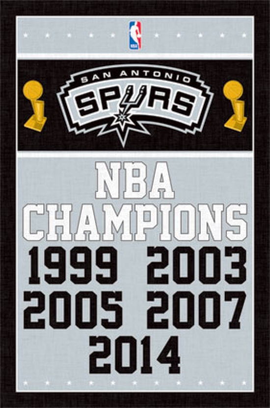 San Antonio Spurs - Champions 14 Poster Print