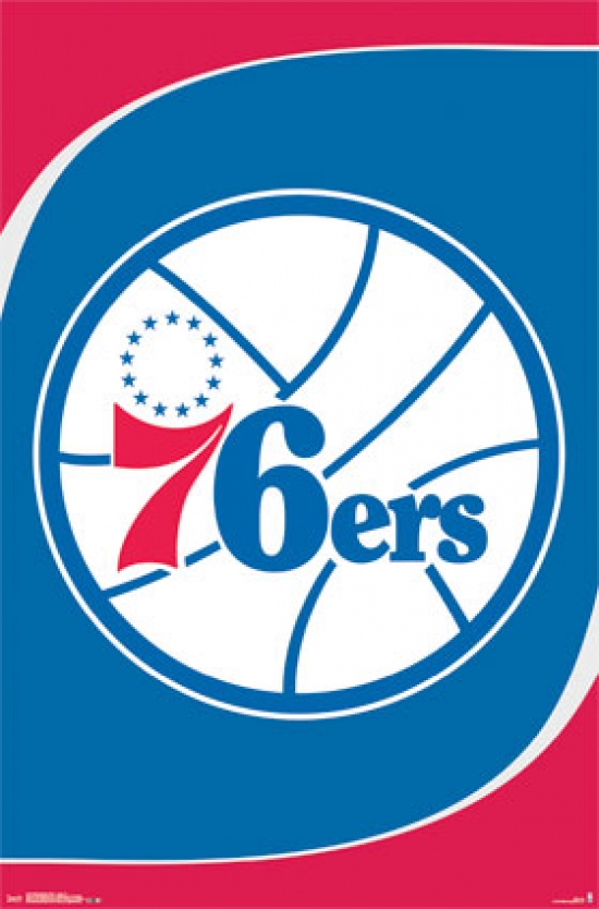TIARP13773 Philadelphia 76Ers - Logo 14 Poster Print - 22 x 34 in.