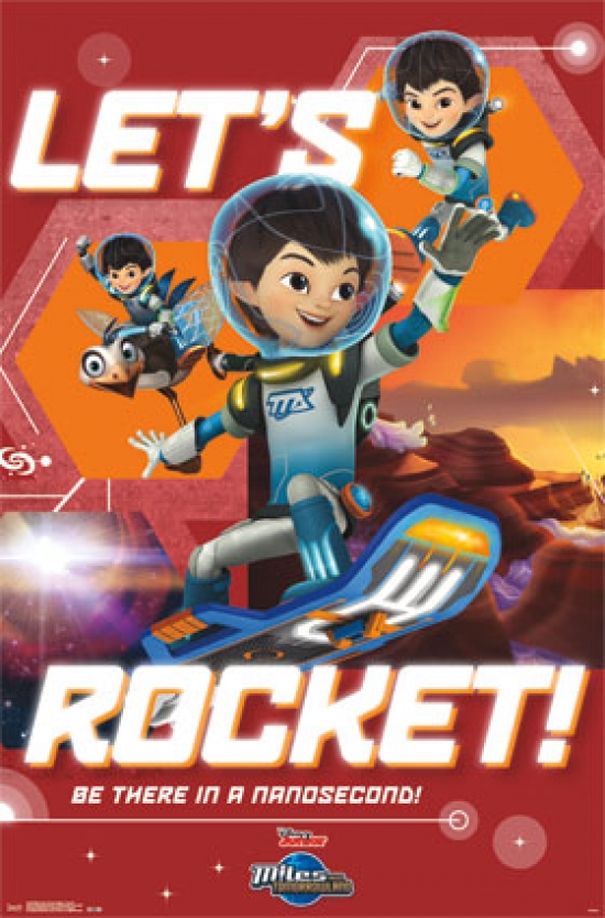 Miles From Tomorrowland - Rocket Poster Print - 22 x 34 in.