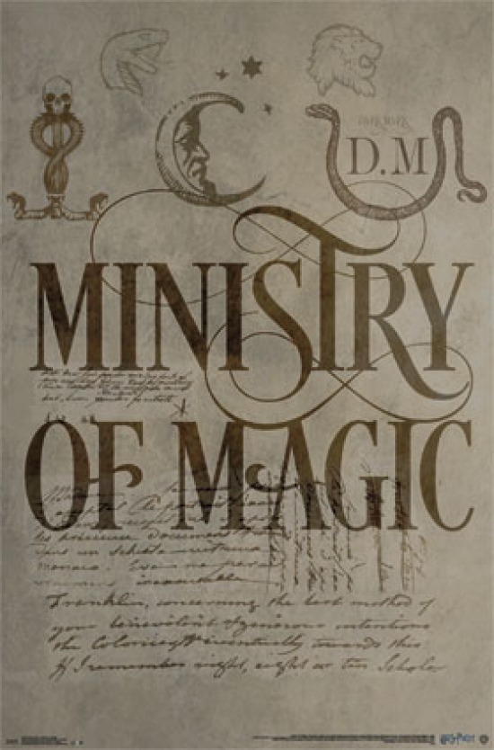 Harry Potter - Ministry of Magic Poster Print