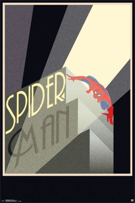 Spider-Man - Retro 24X36 Poster Print