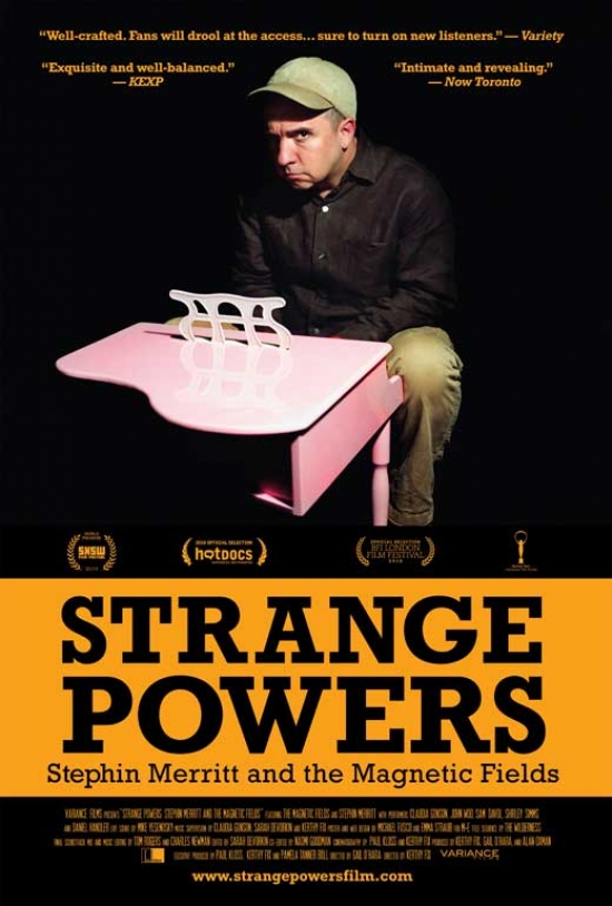 MOVAB02404 Strange Powers-Stephin Merritt & the Magnetic Fields Movie Poster - 27 x 40 in.