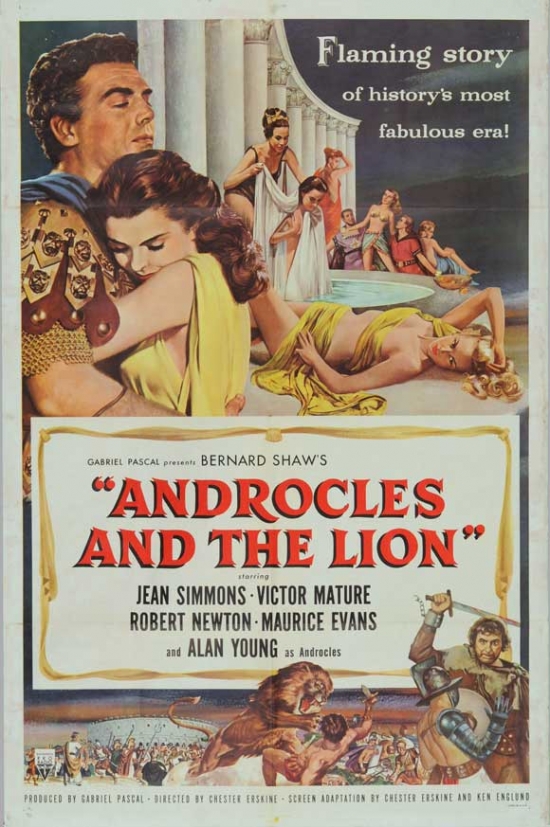 Androcles & the Lion Movie Poster - 27 x 40 in.