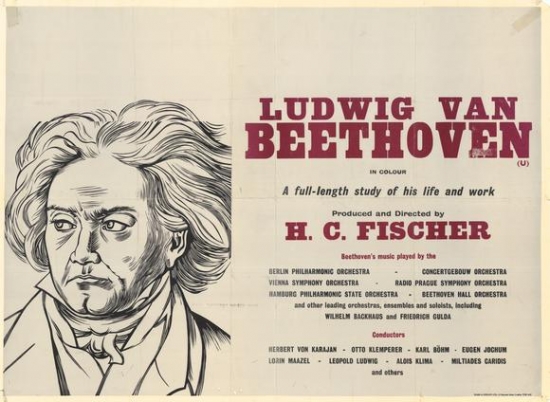 Ludwig Van Beethoven Movie Poster - 27 x 40 in.