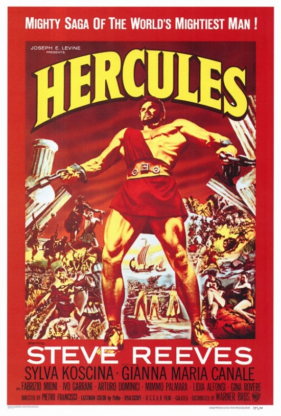 Hercules Movie Poster - 27 x 40 in.
