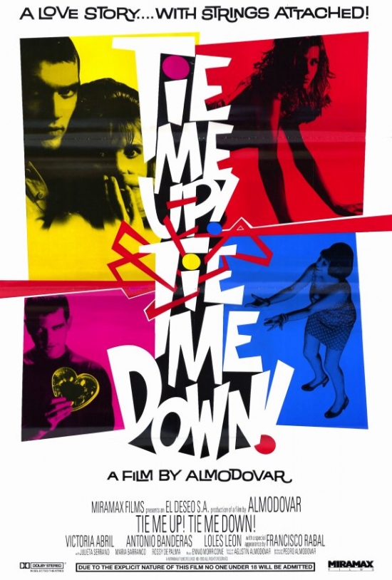 Tie Me Up Tie Me Down Movie Poster - 27 x 40 in.