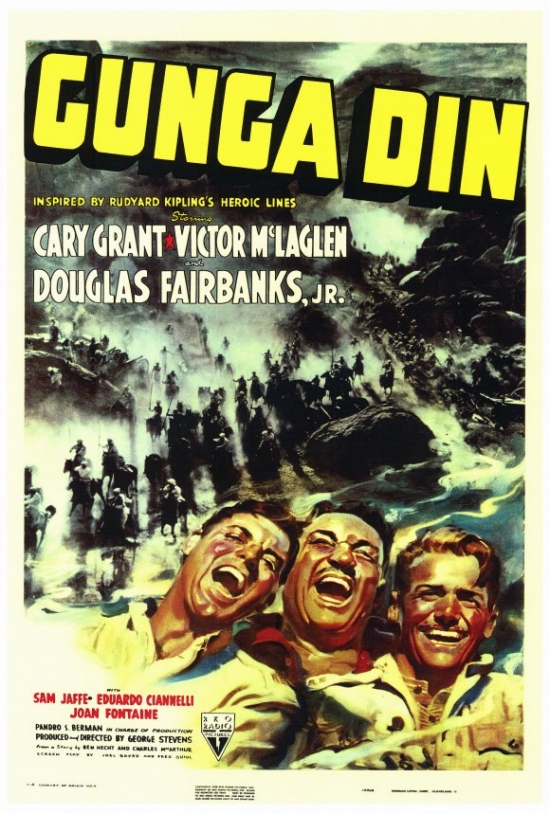 Gunga Din Movie Poster - 27 x 40 in.