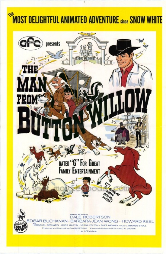 The Man From Button Willow Movie Poster - 27 x 40 in.