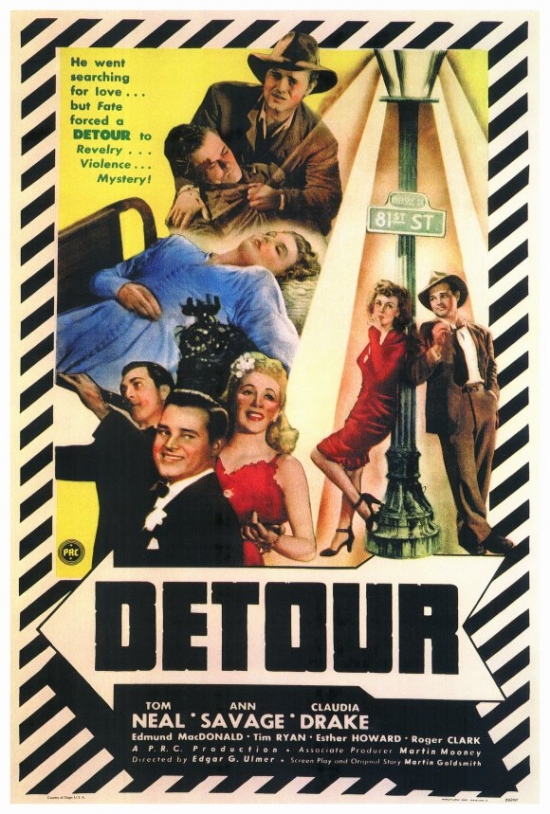 Detour Movie Poster - 27 x 40 in.