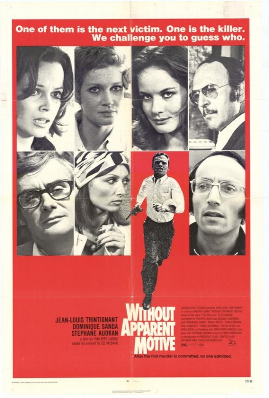 Without Apparent Motive Movie Poster - 27 x 40 in.