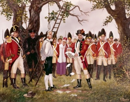 Before Execution by Hanging Painted Image Poster Print - 18 x 24 in.