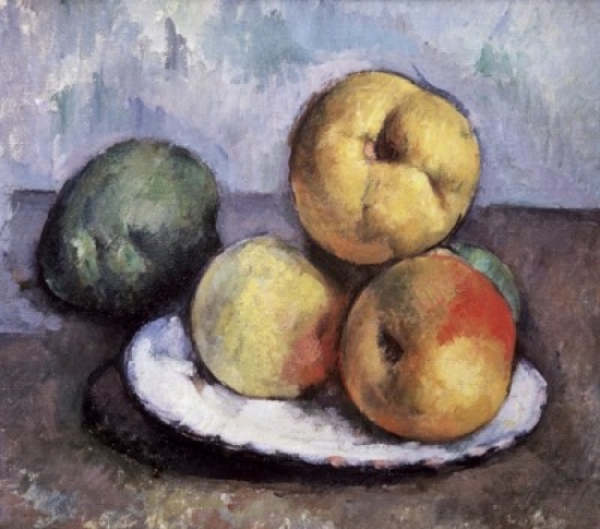 Still Life with Apples & Peaches Ca1895 Paul Cezanne 1839-1906 French National Gallery of Art Washington Dc - 18 x 24 in.