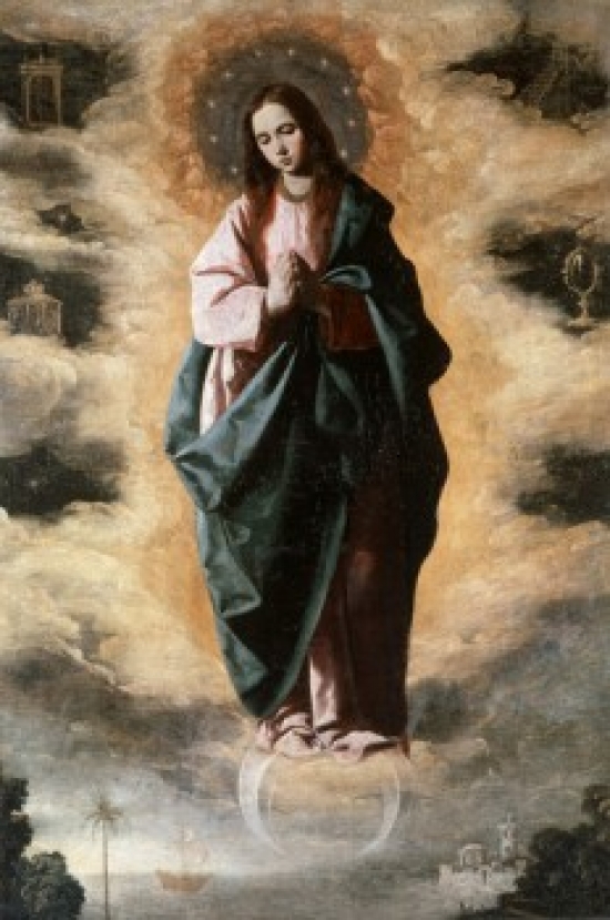 SAL900208 The Immaculate Conception Francisco De Zurbaran 1598-1664 Spanish Poster Print - 18 x 24 in.