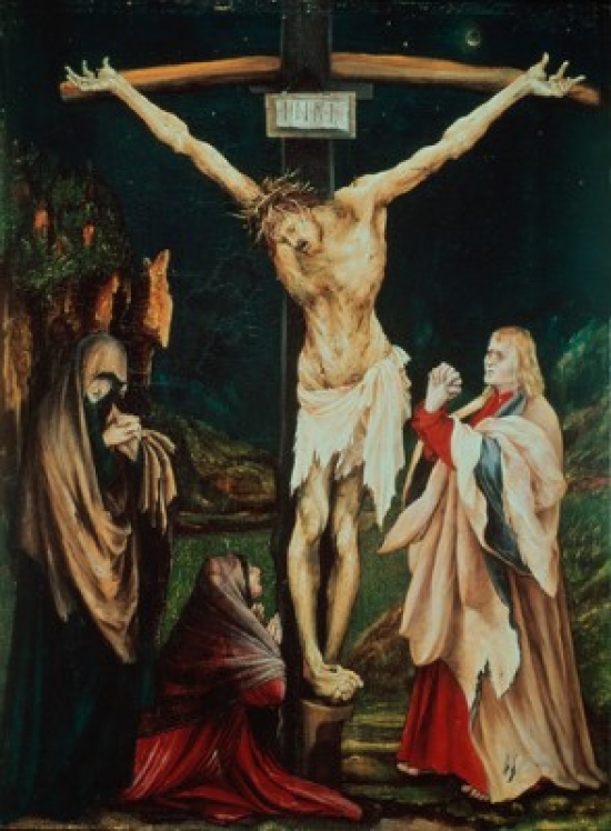 The Small Crucifix C 1510 Matthias Grunewald 1470 80-1528 German National Gallery of Art Washington Dc USA - 18 x 24 in.
