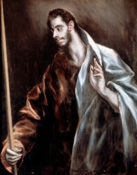 Saint Thomas by El Greco 1541-1614 Poster Print - 18 x 24 in.