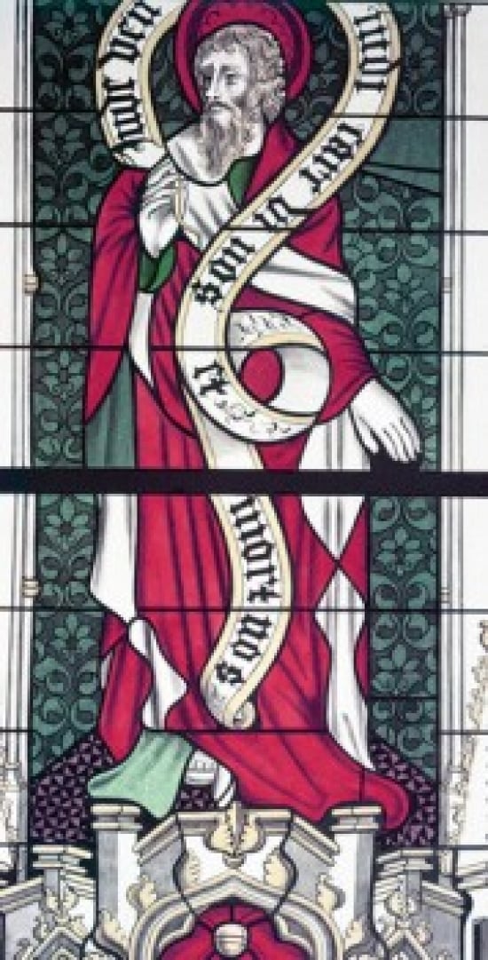 Apostle Phillip Stained Glass 13th Century Poster Print
