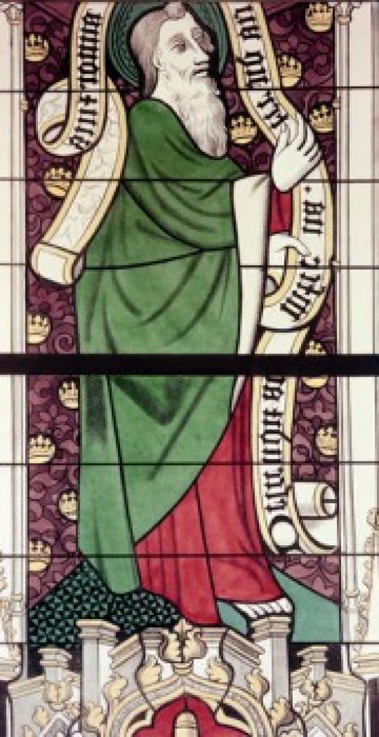 Apostle Thomas Stained Glass 13th Century Poster Print