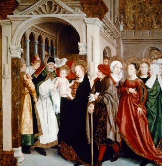 Presentation in Temple by Unknown Painter 14th Century Artist Unknown Poster Print - 18 x 24 in.