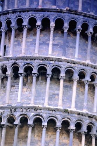 DPI1763870LARGE Closeup of The Leaning Tower of Pisa Tuscany Italy Poster Print by Carson Ganci, 22 x 34 - Large