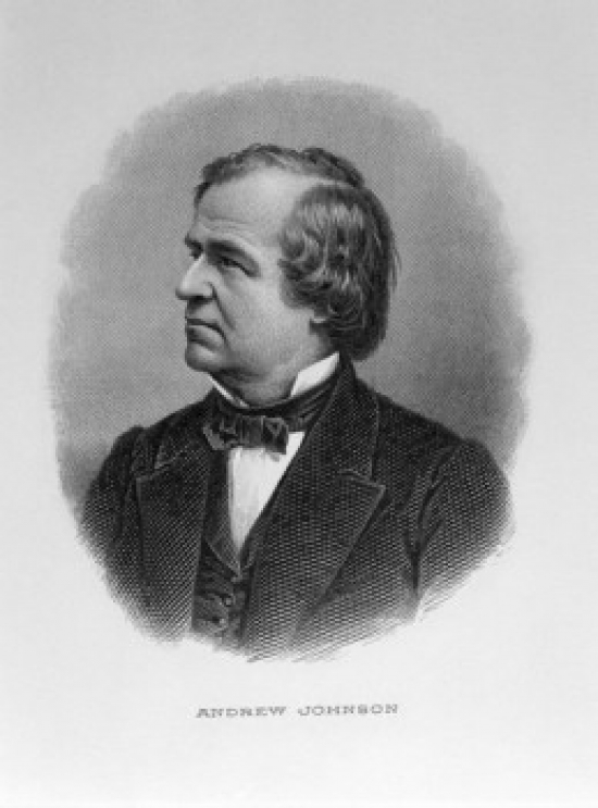 Andrew Johnson American History Poster Print - 18 x 24 in.
