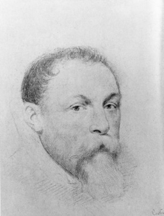 SAL995110292 Man with Pointed Beard Study Austria Vienna Albertina Poster Print - 18 x 24 in.