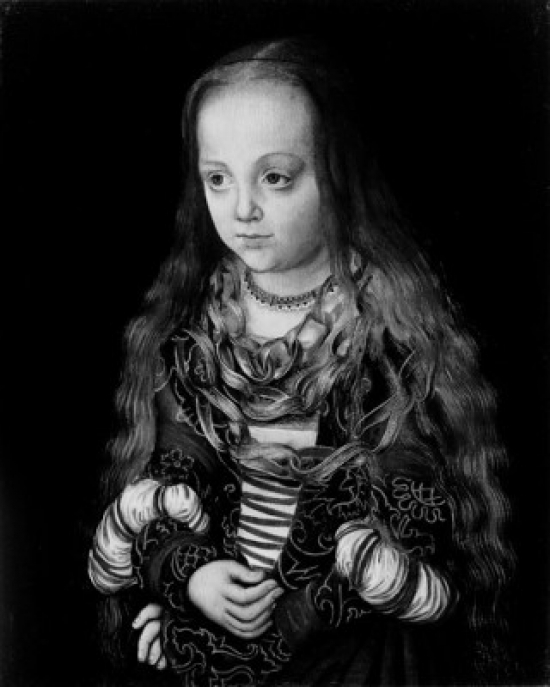 A Princess of Saxony by Lucas Cranach the Elder Circa 1517 1472-1553 USA Washington Dc National Gallery of Art - 18 x 24 in.