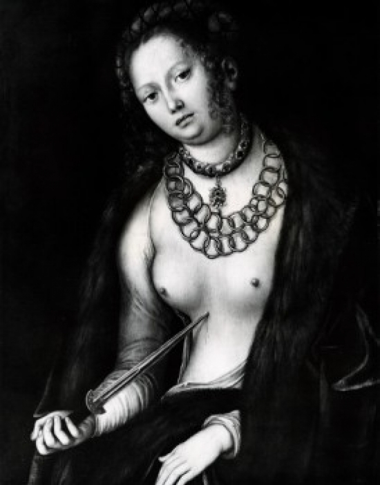 Lucretia by Lucas the Elder Cranach 1472-1553 Poster Print