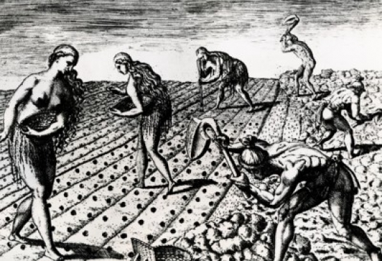 Planting Time by Unknown Artist Poster Print - 18 x 24 in.