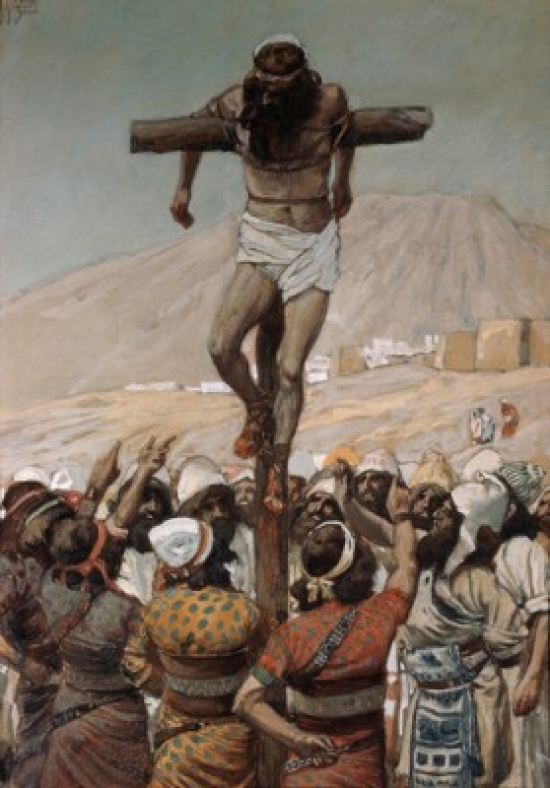 The Mutilation of Adoni-Bezek James Tissot 1836-1902 French Jewish Museum New York City Poster Print - 18 x 24 in.